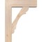 Ekena Millwork Olympic Block Smooth Bracket w/ Offset Brace, Douglas Fir, 7 1/2"W x 26"D x 34"H BKT0806X26X34OLY05SDF - alternate 3